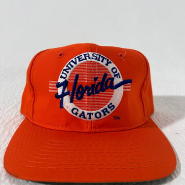 Vintage NCAA Florida Gators The Game Circle Logo Twill Snapback