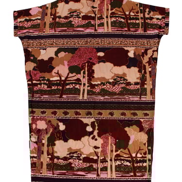 1970s Krist Scenic Print Kaftan