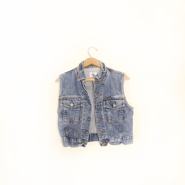 Classic 90s Denim Vest 