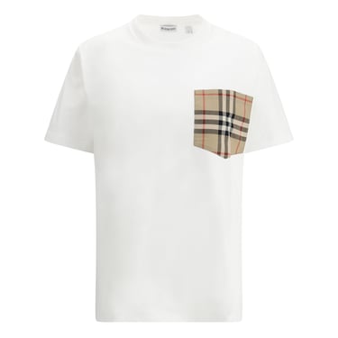 Burberry Women Archive Check Pocket T-Shirt