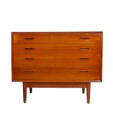 Teak Four Drawer Chest from Denmark