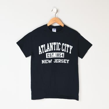 Vintage 2000s Atlantic City, New Jersey T-Shirt - black, vacation shirt, destination shirt - Men's S 