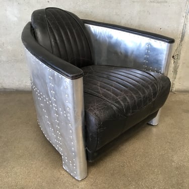 Aviator Leather Lounge Chair