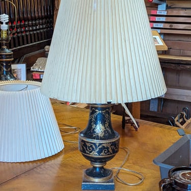 Antique French Metal Lamp