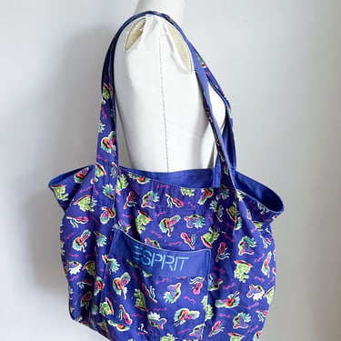 Vintage 1990s Esprit Large Tote Bag 