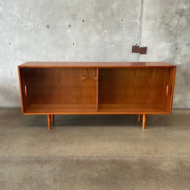 Mid Century Modern Danish Display Case and Credenza