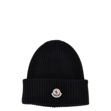 Moncler Men Logo Patch Beanie