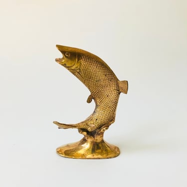 Vintage Brass Fish 