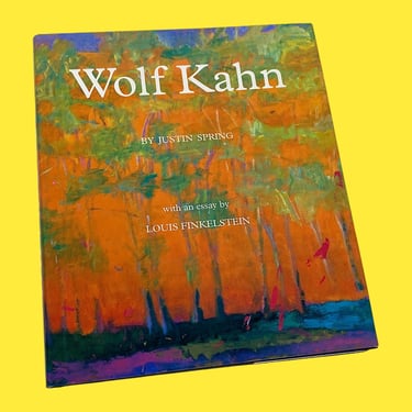 Vintage Wolf Kahn Book Retro 1990s Contemporary + Hardback with Sleeve + 100 Full-Color Plates + Art Coffee Table Book + Modern Home Decor 