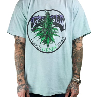 Vintage 90’s The Trouble Plastic Green Head T-Shirt