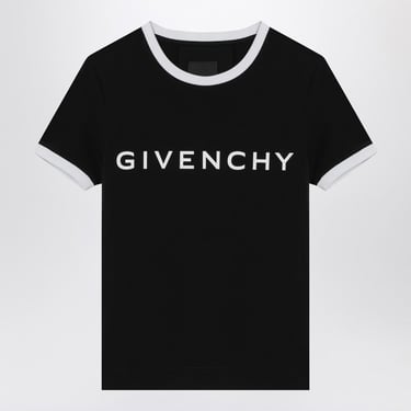 Givenchy Black Archetype T-Shirt With Logo Women