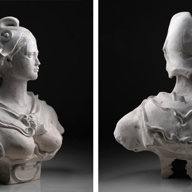 Plaster Bust of Marianne, 34 inches tall