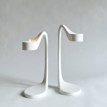 Vintage IKEA Tea-light Candleholders, 1990's “Jatteviktig” Designed by Monica Mulder 