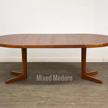 Refinished Danish Modern Teak Dining Table 