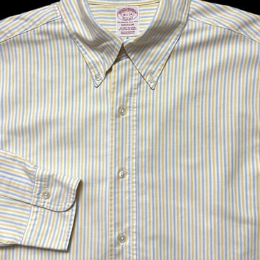 dressbarn fit and flare dresses Made-in-USA Blue Pinpoint Oxford Point Collar Shirt main image 1