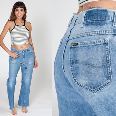 Vintage 80's Wrangler Jeans, High Waisted, Straight Leg M 