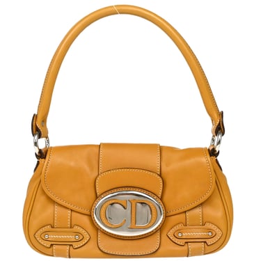 Christian Dior 1006 Brown Leather Saint Germain Handbag