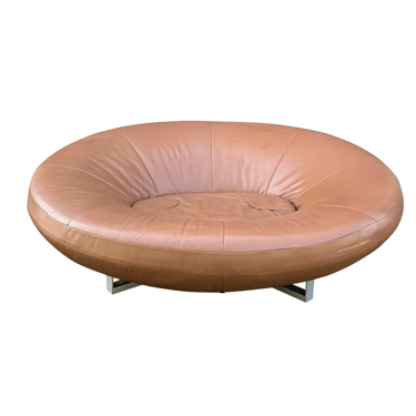 De Sede Leather Circular Ufo Love Seat Sofa Model DS 152