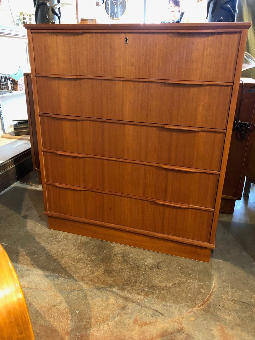 Danish Modern Teak Dresser by Mobelfabrik | Bucks County Dry Goods ...