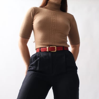 90s Toffee Knit Top