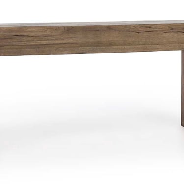 Simple Modern Rustic Oak Console Table by Terra Nova Furniture Los Angeles 