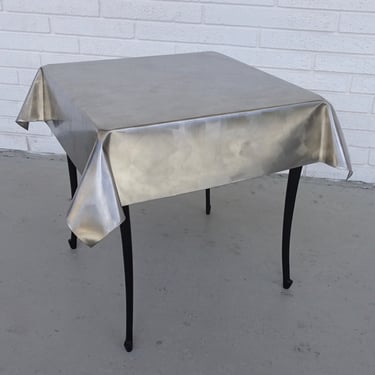 Curtis Jere folded aluminum table cloth table 