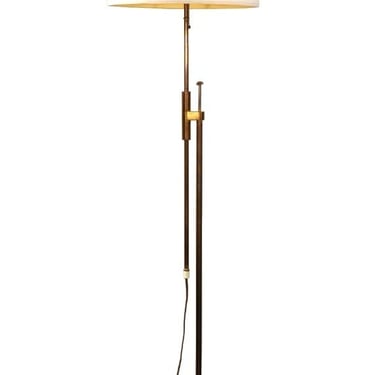 Vintage Articulating Brass Floor Lamp