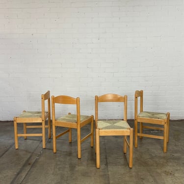 Magistretti style dining chairs- set of four 