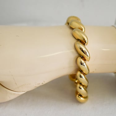 Vintage Gold San Marco Link Bracelet 