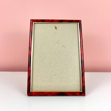 Red and Gold Frame for 5x7" Photo 