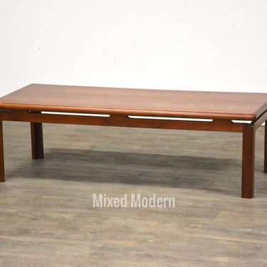 Refinished Danish Modern Teak Coffee Table 