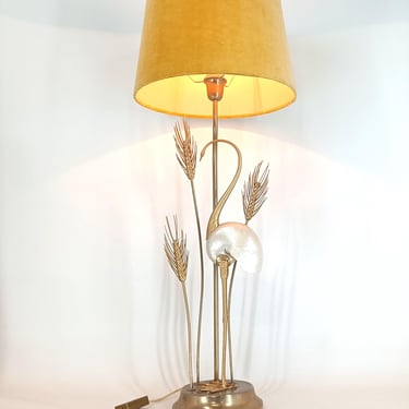 Hollywood regency table lamp by Antonio Pavia, 1970s - sculptural table lamp - decorative table lamp 