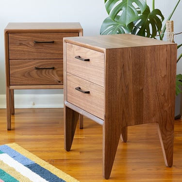 WILLARD NIGHTSTANDS in American Walnut 