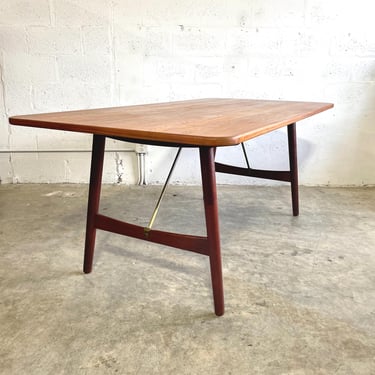 Børge Mogensen Early Hunting Teak Dining Table for Søborg Danish Modern 