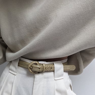 Ralph Lauren Avocado Italian Leather Belt