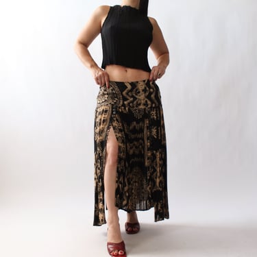 Vintage Mariella Burani Semi-Sheer Skirt - W34