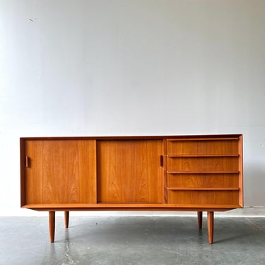 Danish MCM teak credenza 
