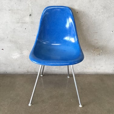 Vintage Blue Eames Side Chair