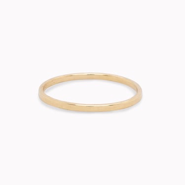 1.4mm Hammered Stack Band