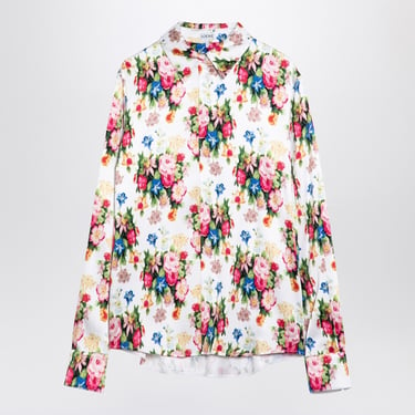 Loewe Silk Floral Print Shirt Women