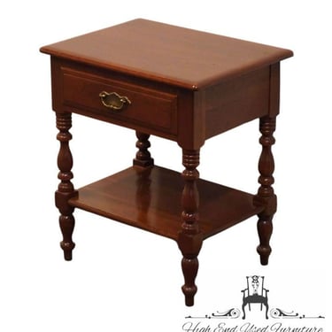 TAYLOR JAMESTOWN Solid Cherry Colonial Early American 22" Nightstand 