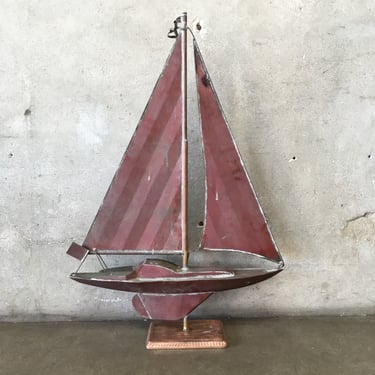 Vintage Copper Sailboat