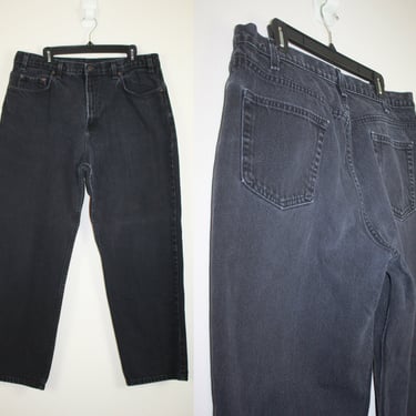 VTG Teddy’s Women’s 90’s White Ivory Straight High Waist Jeans – Size 38 (Actual 26 X 31)