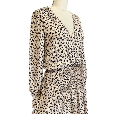 Veronica Beard Silk Cheetah Print Dress