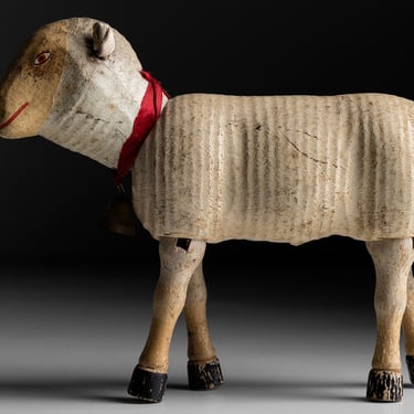 Schoenhut Wooden Lamb