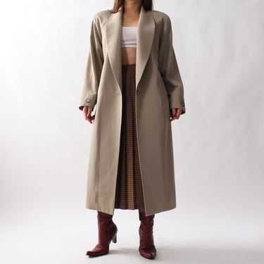 Vintage Sleek Duster Trench