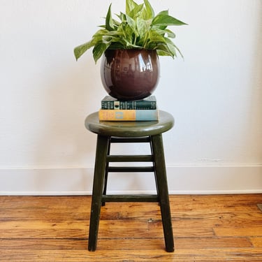 Olive Green Stool