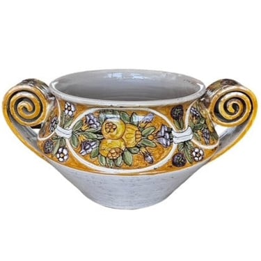 Hand Painted Deruta Italian Urn  239-34