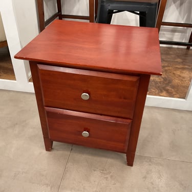 Two Drawer Cherry Nightstand