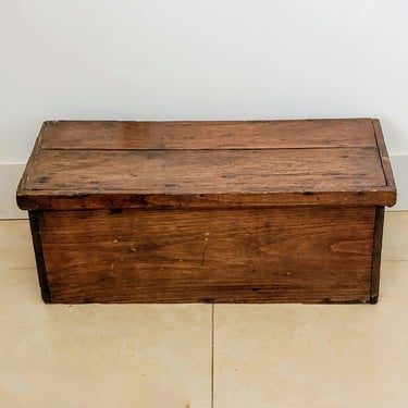 Primitive Handmade Rustic Trunk 